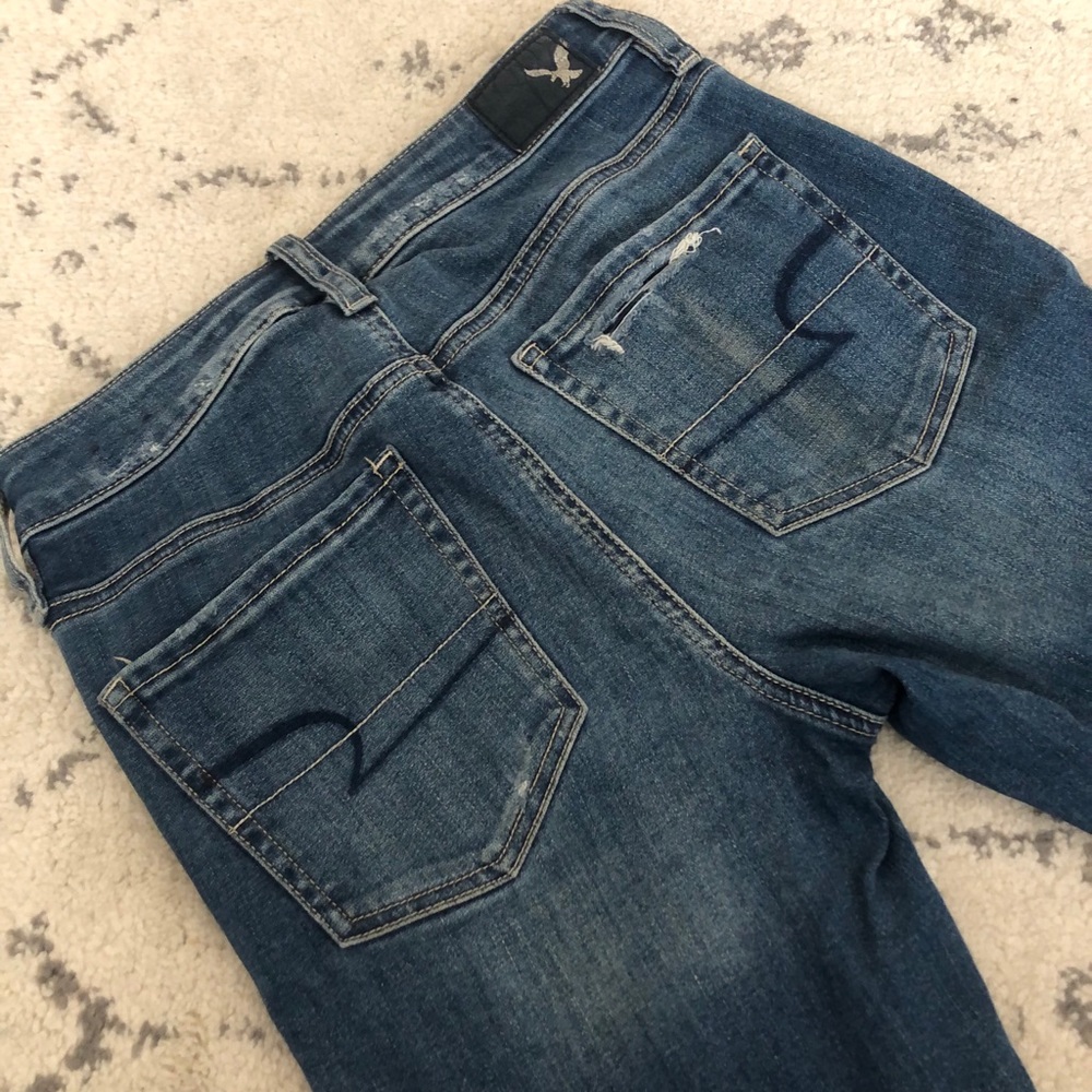 American Eagle Super Stretch Ripped Jeans - Picture 4 of 5